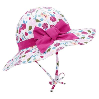 Durio Baby Sonnenhut Kinder Fischerhut mit breiter Krempe, UV Schutz 50 + , 6-12