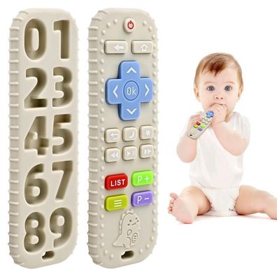 AiTuiTui Beißringe Spielzeug für Babys 3-12 Monate, Fernbedienung