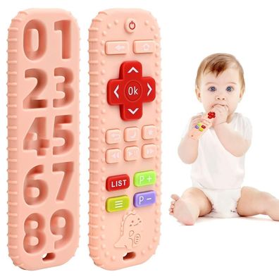 AiTuiTui Beißringe Spielzeug für Babys 3-12 Monate, Fernbedienung
