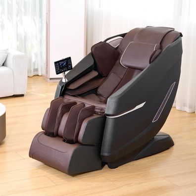 VEVOR Massagesessel mit SL-Schiene, 3D-Ganzkörper-Shiatsu, Schwerelosigkeit
