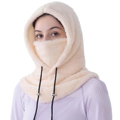 Tavaler Sturmhaube Winter Balaclava Fleece Kapuzenschal Thermo Skimaske