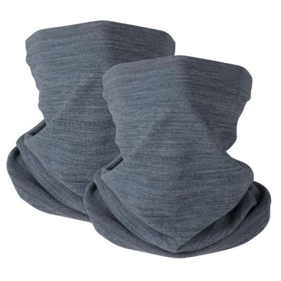 2 Stück Damen Herren Winter Loop Schal, weicher Fleece Halswärmer, winddichte