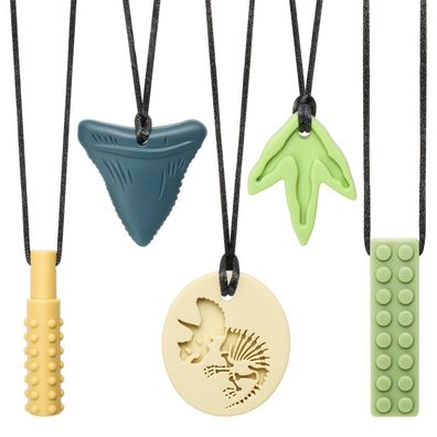 CLDY 5er Pack Sensory Kaukette für Kinder aus BPA-freiem Silikon