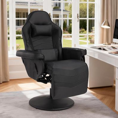 Consofa Massagesessel Gaming Stuhl mit Höhenverstellung & 360° Drehung