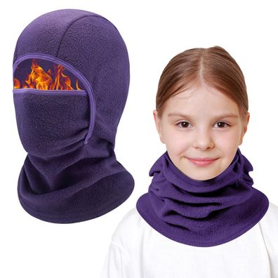AYPOW Kinder Sturmhaube Winter Multifunktional Winddicht Fleece Warm Skimaske