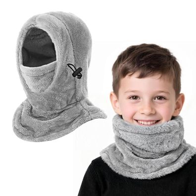 AYPOW Kinder Winter Thermo Fleece Sturmhaube 3-9 Jahre, Multifunktionale