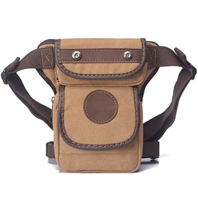 Hebetag Herren Beintasche für Mini iPad, iPhone - Khaki