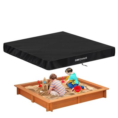 Simphaus Sandkasten Abdeckung 180x180x20cm Wasserdicht mit Kordelzug