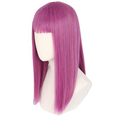 Topcosplay Lange Gerade Lila Cosplay Perücke für Damen und Mädchen - Ideal für