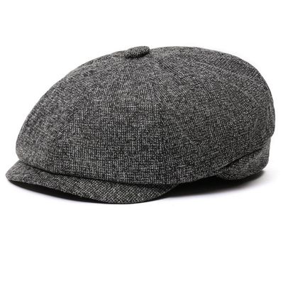 Sakthivel Herren Schiebermütze aus Baumwolle, Flatcap Baskenmütze Newsboy