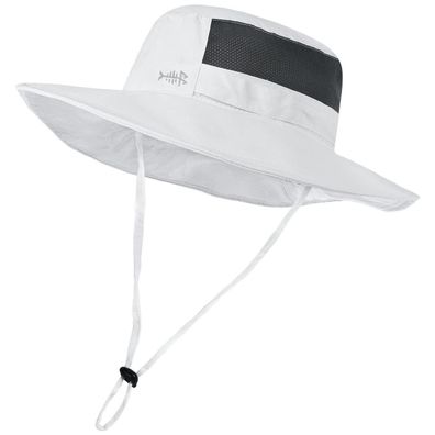 Bassdash Sonnenhut Fischerhut UPF 50+ UV-Schutz, wasserdicht, mit abnehmbarer