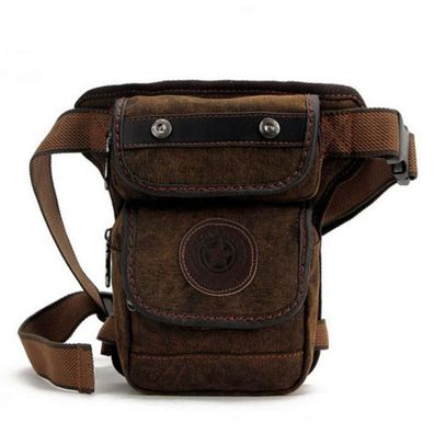 Hebetag Drop Leg Bag aus Baumwoll-Canvas für Herren und Damen, vielseitig für