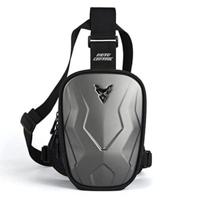 Hebetag Drop Leg Bag Herren Damen, wasserabweisend, vielseitig, Grau
