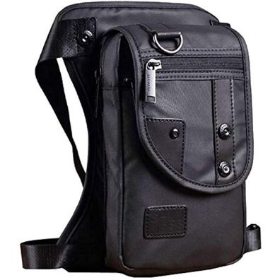 Hebetag Drop Leg Bag #08schwarz - Vielseitige Oberschenkel- und Hüfttasche für
