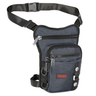 Larswon Oberschenkeltasche M A- Blau: Wasserdichte Beintasche für Outdoor und