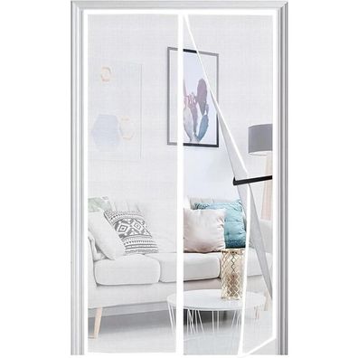 Panngu Fliegengitter Balkontür Magnet 70x215cm - Verstärkter Insektenschutz