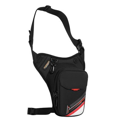 Souuxiu Motorrad Bein Tasche wasserabweisend mit Reflektorstreifen für Reisen