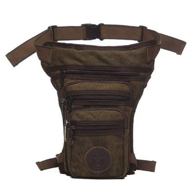 Xieben Canvas Oberschenkel Drop Leg Tasche für Herren, Tactical Military