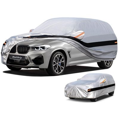 Holthly SUV Autoabdeckung 100% Wasserdicht, Vollgarage für Regen, Sonne