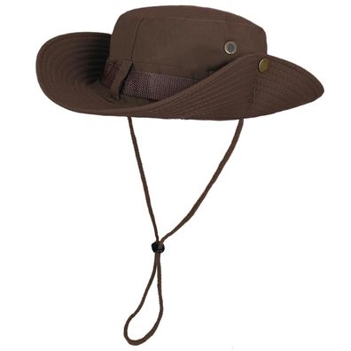ehsbuy Safari Sonnenhut Herren, Breite Krempe, Boonie Buschhut, Faltbar, Kaffee