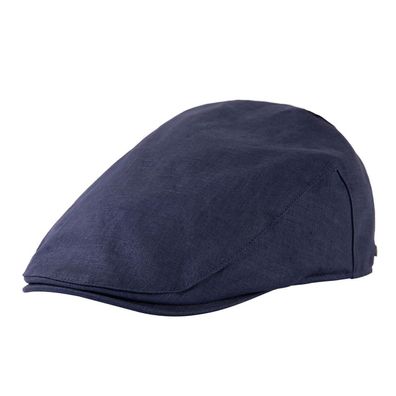 TOP-EX Herren 100% Leinen Schiebermütze Sommerhut Sonnenschutz Mütze L-XL