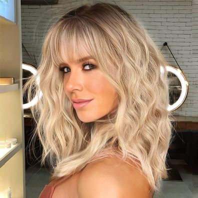 Colorfulpanda Ombre Bob Perücke für Damen - Kurze gewellte braune bis blonde