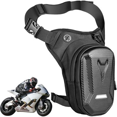 GBKDQQ Beintasche Motorrad, Wasserdicht Beinbeutel für Herren & Damen, Sport
