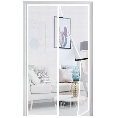 Panngu Fliegengitter Balkontür Magnet 120x240cm, Verstärkt, Ohne Bohren
