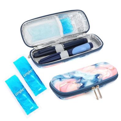 Youshares Insulin Kühltasche mit 2 Kühlakkus - Ideal für Reisen und