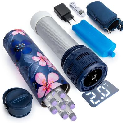 Youshares Elektrische Insulin Kühlbox, 2-20 Kühltasche mit Temperaturanzeige