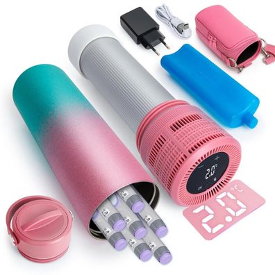 Youshares Elektrische Insulin Kühlbox 2-20, Medikamenten Kühltasche für Reisen