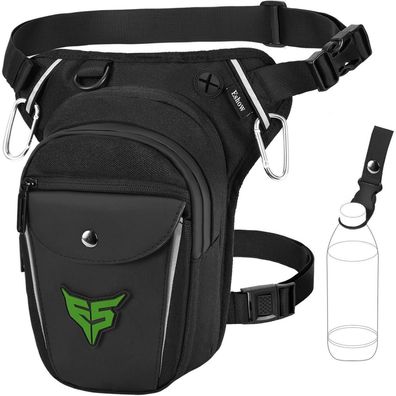 Eshow Beintasche Motorrad Oberschenkeltasche Herren Damen, erweiterbar, mit