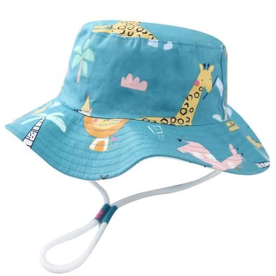 Malaxlx Kinder Sonnenhut Fischerhut Sommerhut für Mädchen Jungen 12-24 Monate