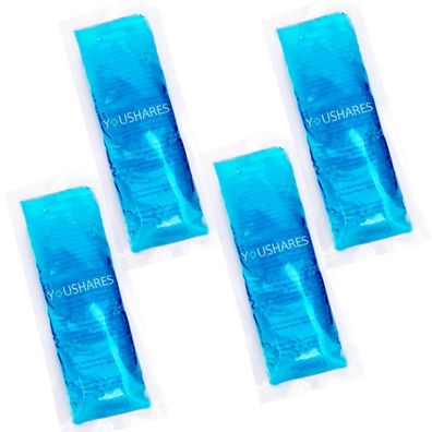 Youshares Kühlakkus für Insulin Kühltasche, Reise Tasche, 4er Pack Blau Gel