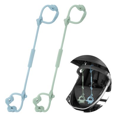 CLDY Baby Spielzeug Schnullerkette Silikon Cup Catcher, BPA-frei, 2 Stück
