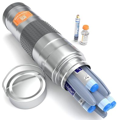 Disoncare Insulin-Kühltasche Travel, Medizinische Kühltasche für 2-8 Grad, 35
