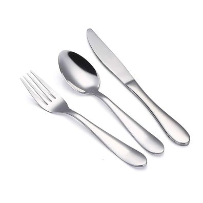 VANRA Kinderbesteck Set 3-teilig 18/10 Edelstahl - Spülmaschinenfest & BPA Frei