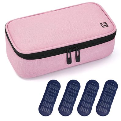 Allcamp Insulin Kühltasche für Diabetiker, Tragbarer Medikamenten-Organizer mit