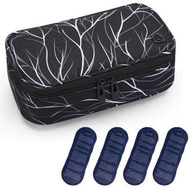 Allcamp Insulin Kühltasche für Diabetiker Medikamente, Tragbarer Organizer mit