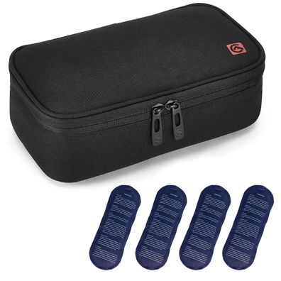 Allcamp Insulin Kühltasche für Diabetiker Medikamente mit 4 Eisbeuteln