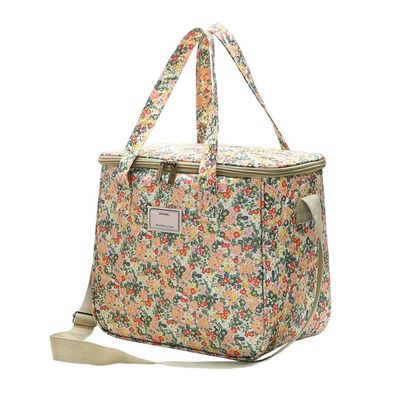 Nanxson Isolierte Lunchtasche, wiederverwendbar, wasserdicht, mit Blumenmuster