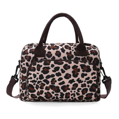 AOTM Kühltasche 12L Leopard - Isoliert, verstellbarer Gurt, faltbar - für Damen
