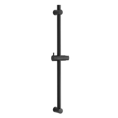 OFFO Duschstange Schwarz 70cm, Brausestange mit verstellbarem Abstand 38-70cm