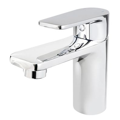 Vancoco Chrom Badarmatur 86mm Höhe, Wassersparend, G3/8 Anschluss, 24h