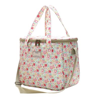 Nanxson Isolierte Lunchtasche mit Blumenmuster, wiederverwendbar, wasserdicht