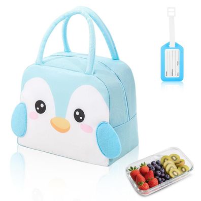 Aucuu Kinder Lunchtasche Thermo Mini Kühltasche Klein 3D Cartoon Isoliert