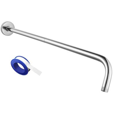 Voolan Duscharm Verlängerung 61cm, massiver Edelstahl, Wandmontage, Chrom, 24