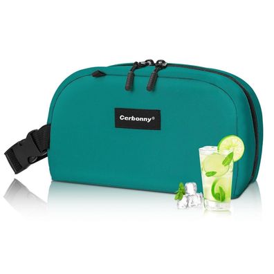 Cerbonny Gefrierbare Mini Lunchtasche, isolierte Snack-Tasche mit abnehmbaren