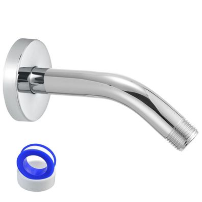 Voolan Duscharm 15cm Verlängerung aus massivem Edelstahl, Wandmontage, Chrom