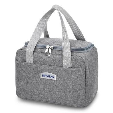 Aucuu Kühltasche 6,5L faltbar mit Folienfutter, isolierte Lunchtasche für